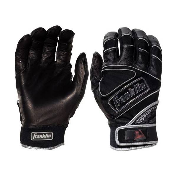 The PowerStrap Chrome Adult Batting Gloves
