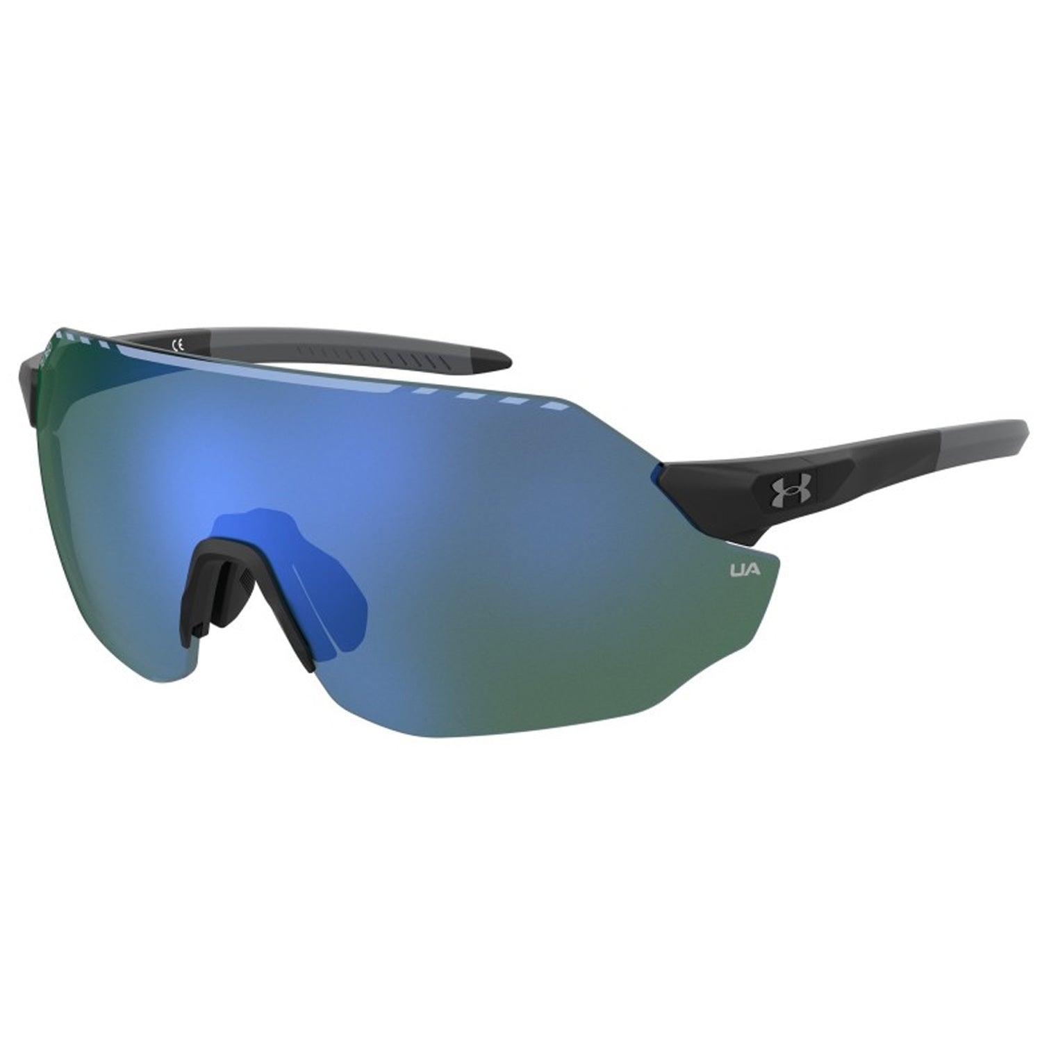UA Halftime Mat Black/Blue Green Sunglasses