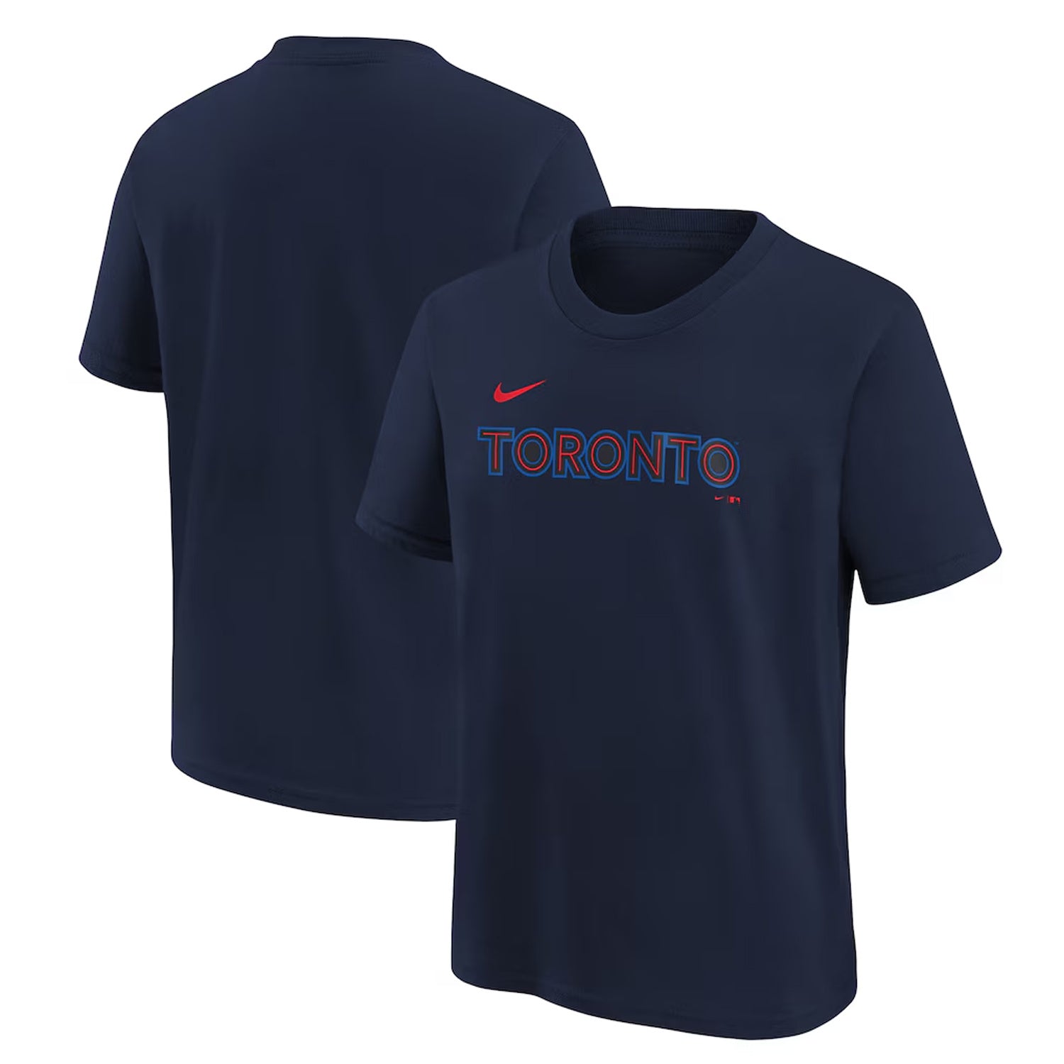 T-Shirt Nike pour Enfant MLB City Connect Wordmark des Blue Jays de Toronto