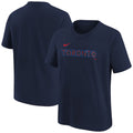Nike T-Shirt pour Enfant MLB City Connect Wordmark des Blue Jays de Toronto