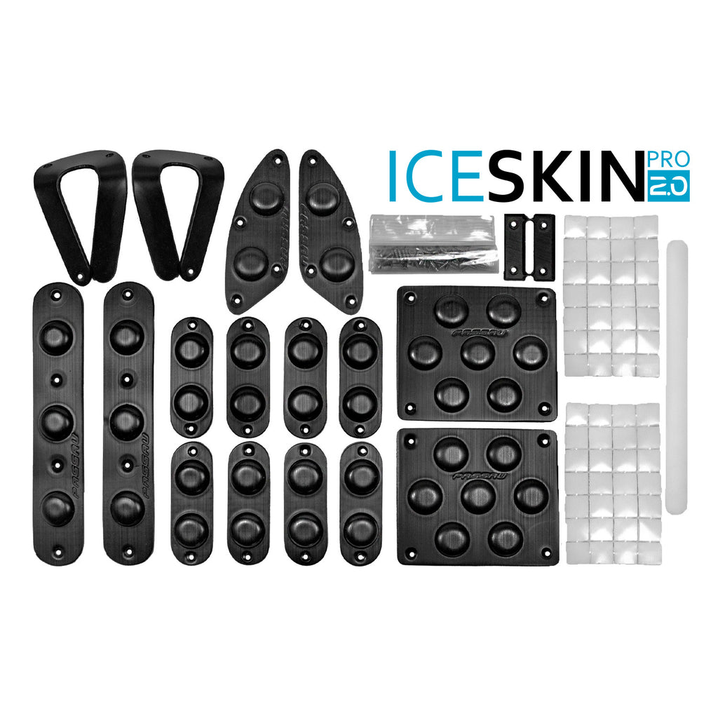 Ensemble universel de Sliders ICESKIN pro (à bulles) 2.0