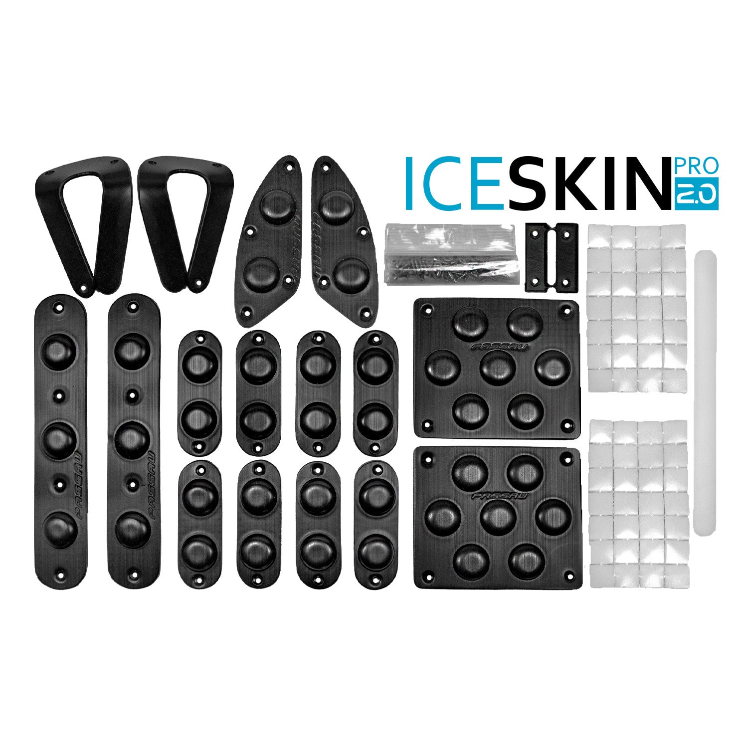Ensemble universel de Sliders ICESKIN pro (à bulles) 2.0