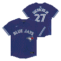 Nike Toronto Blue Jays Guerrero Jr. Alt. 2 Game Youth Jersey