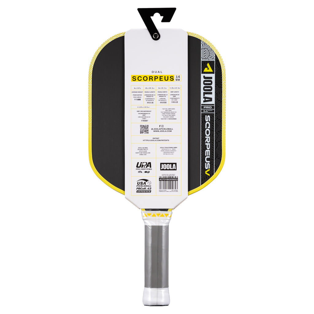 JOOLA Scorpeus Pro V Anna Bright 14mm Paddle