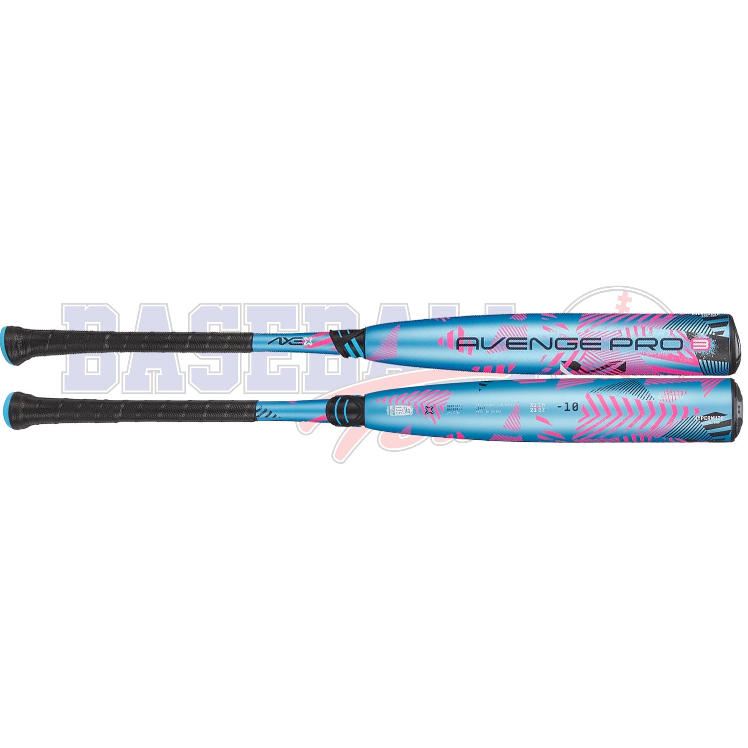 Bâton de Baseball Avenge Pro 3 (-10) USA 1-Morceau Baril 2 5/8"