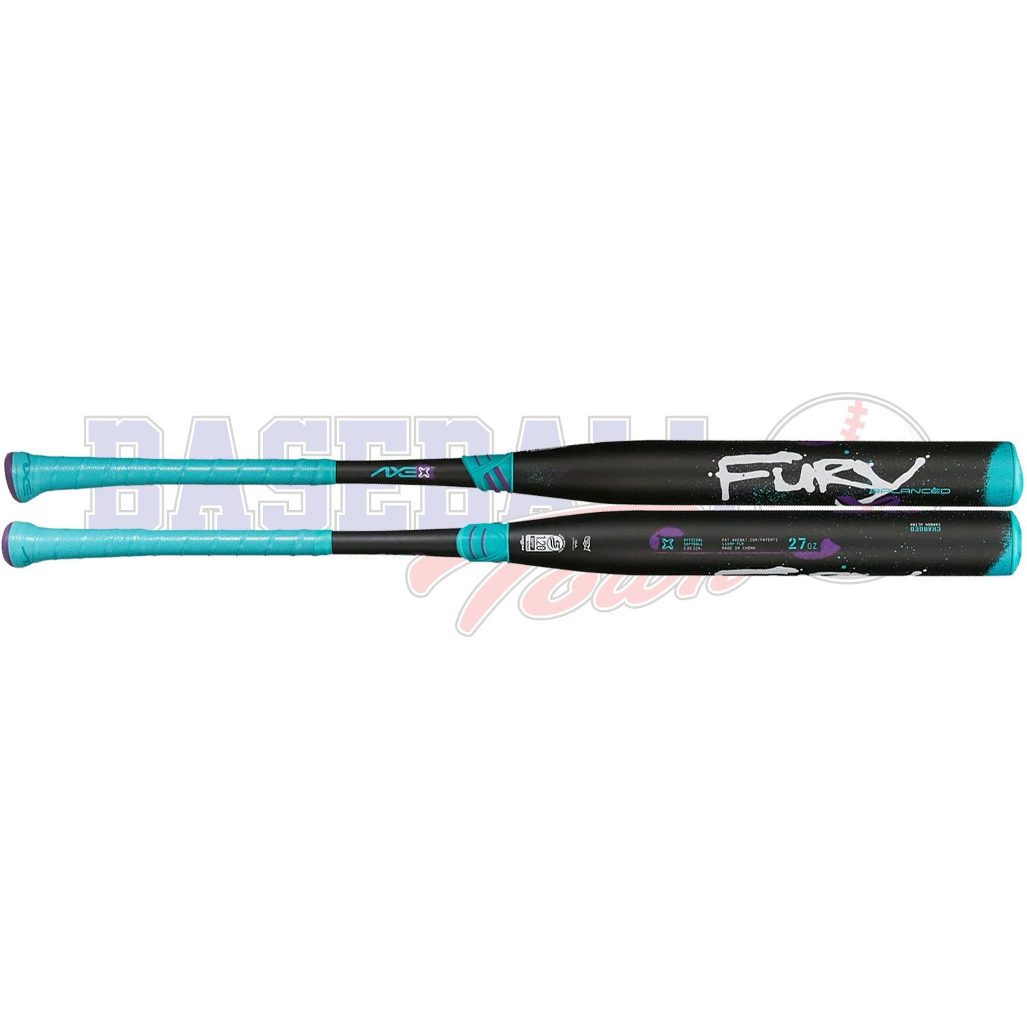 Bâton de Slowpitch Axe Fury Flared Handle USSSA Baril 13" Balancé