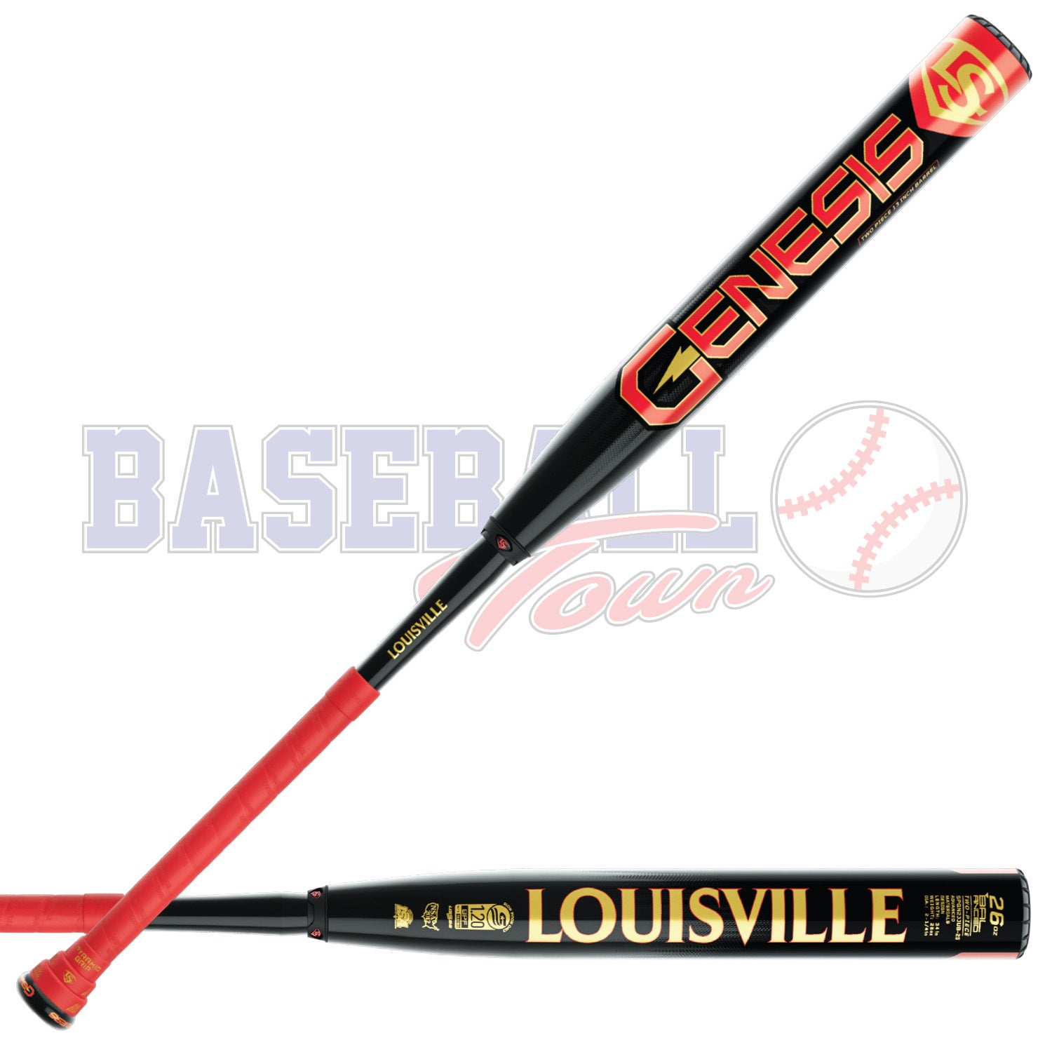 Bâton de Slowpitch 2025 Genesis Ironman USSSA Baril 13" Balancé