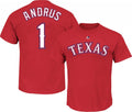 Elvis Andrus Texas Rangers Youth T-shirt