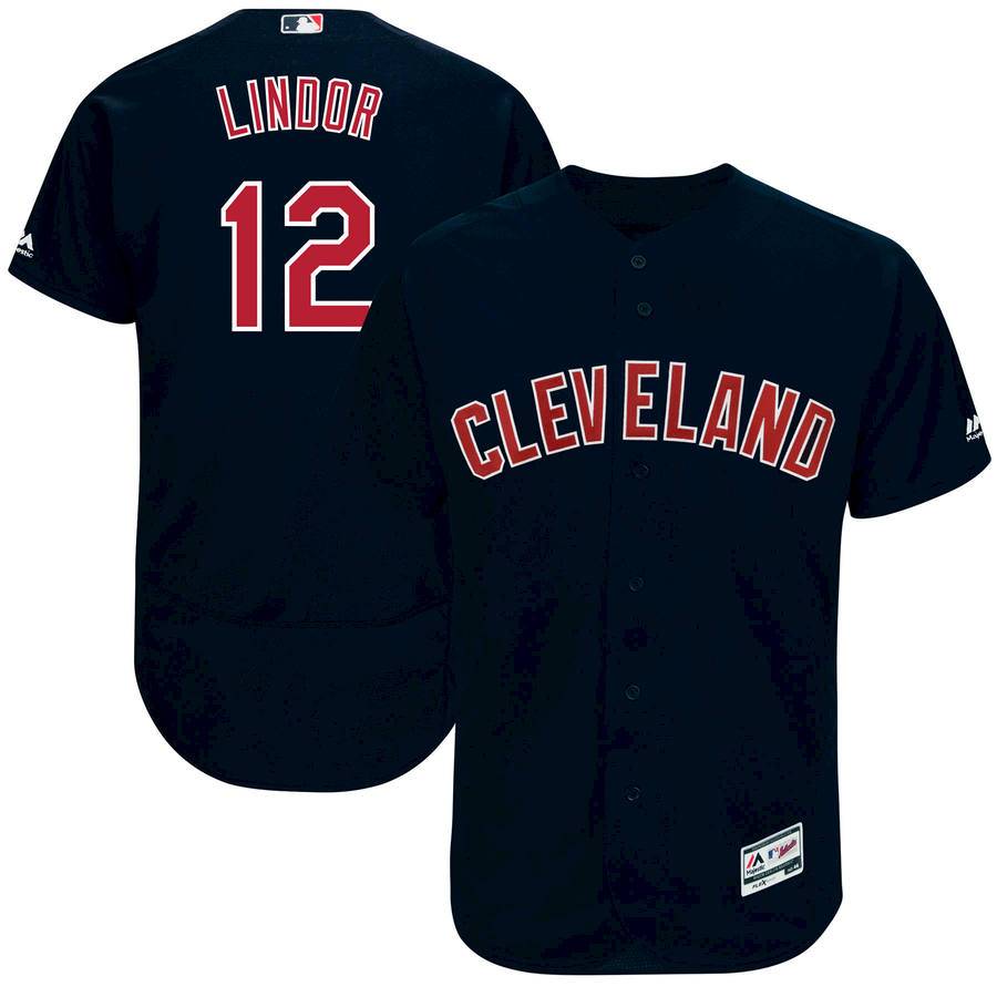 Chandail Junior Francisco Lindor des Indians de Cleveland
