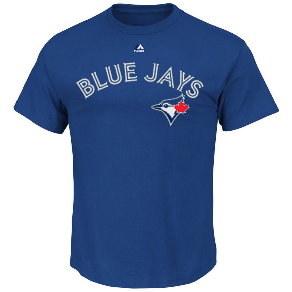 Blue Jays Synthetic Wordmark Shirt