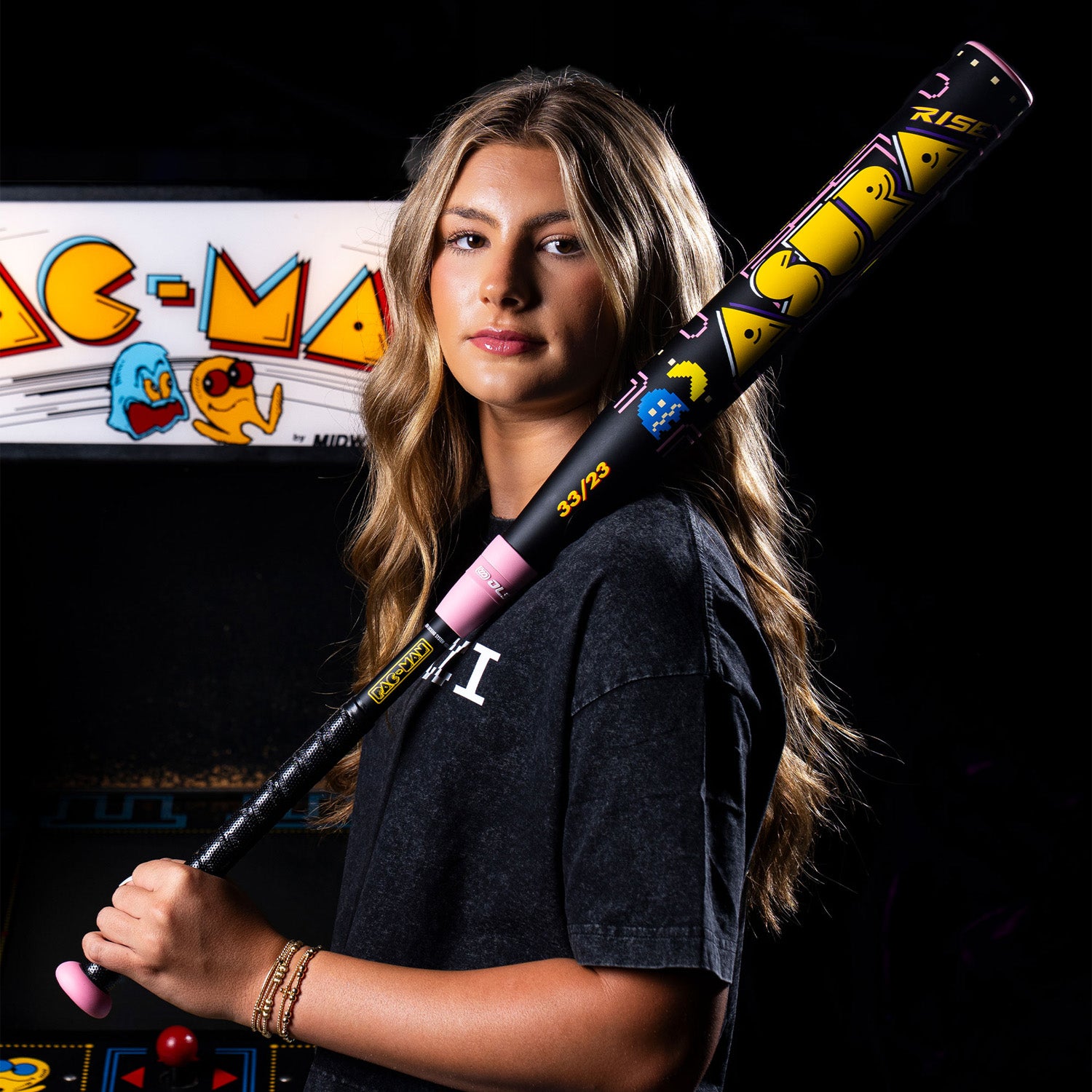 Bâton de fastpitch Marucci Asura Rise PAC-MAN (-10)