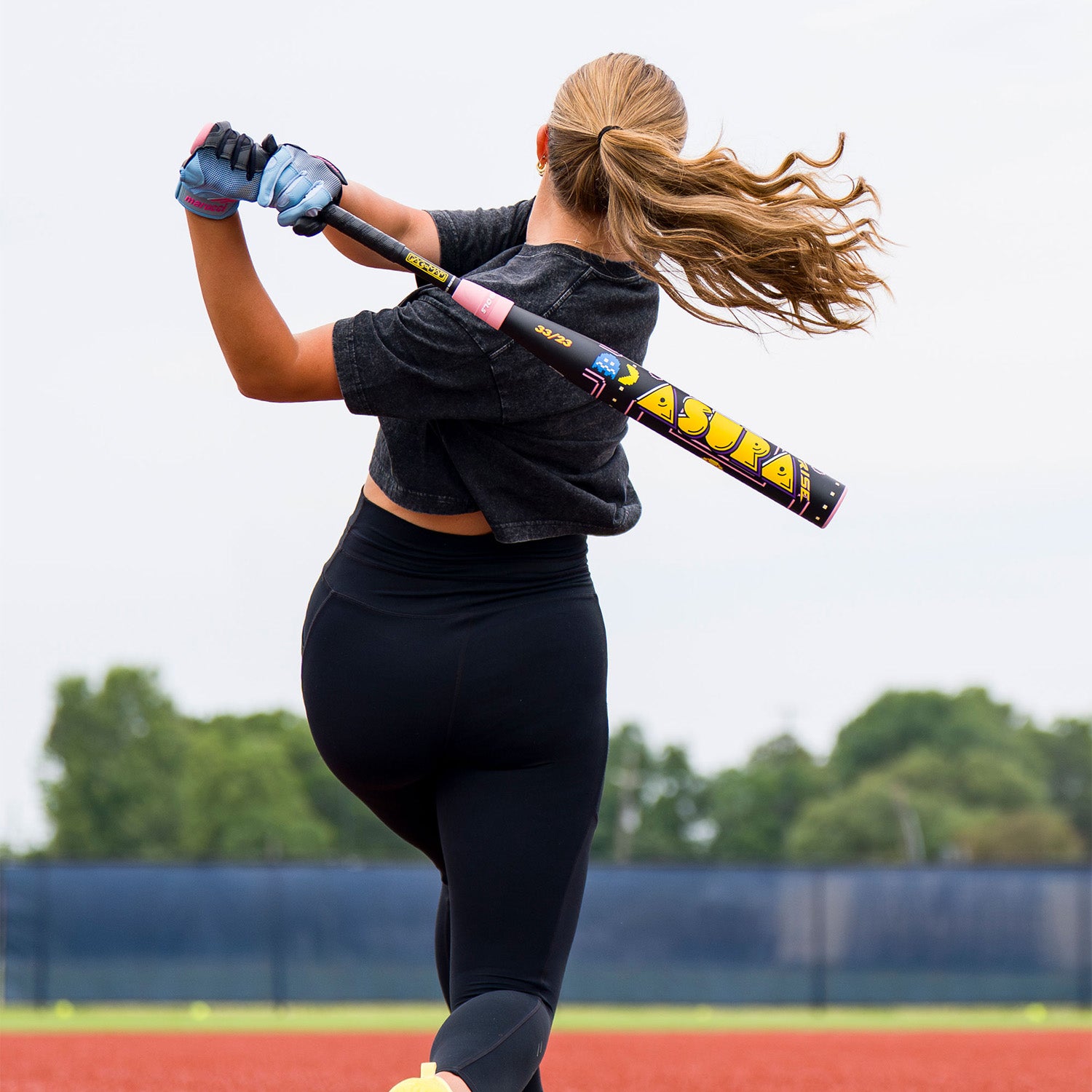 Bâton de fastpitch Marucci Asura Rise PAC-MAN (-10)