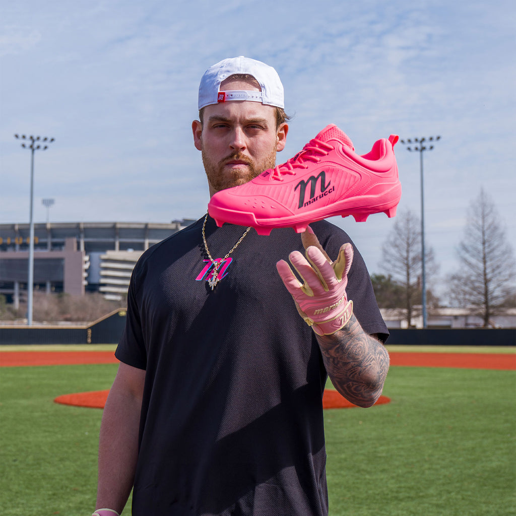 Souliers de baseball Marucci FLT Low Molded Highlighter Junior