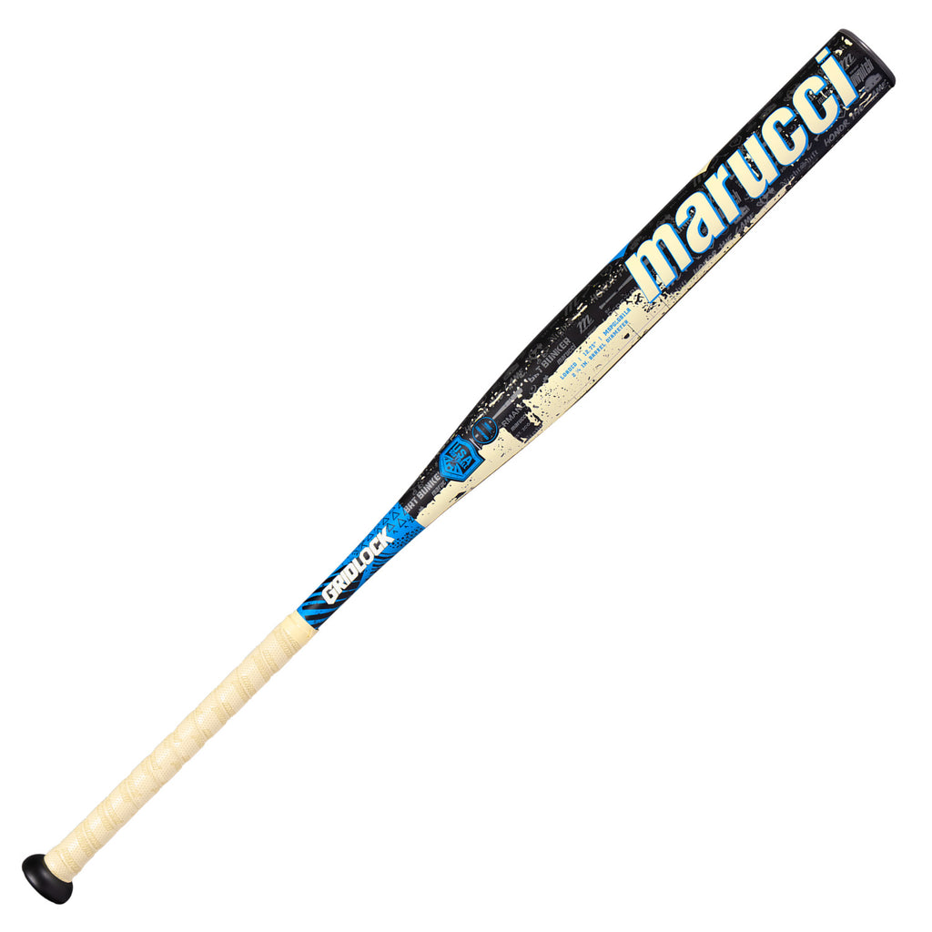 Marucci Gridlock Grabber Blue 1-piece Loaded 12.75" USA Slowpitch Bat