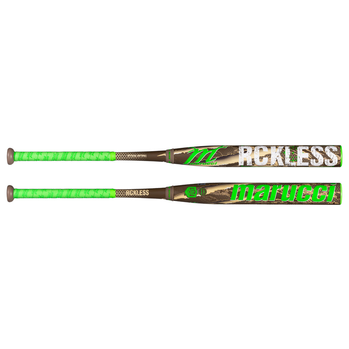 Marucci RCKLESS Camo 2-Piece Loaded 13" Barrel USA Slowpitch Bat