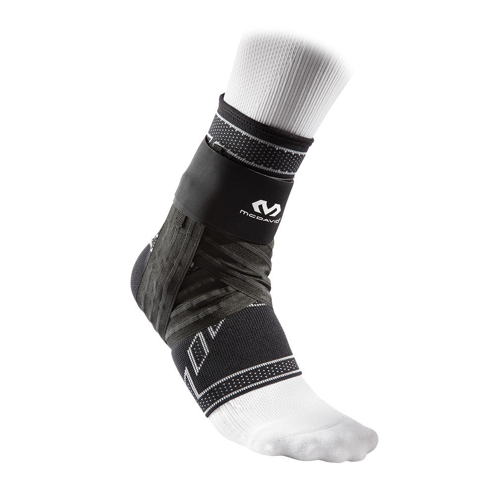 Elite Enginrd Elastic Ankle Brace w/ Fig 6 Strap & Stays