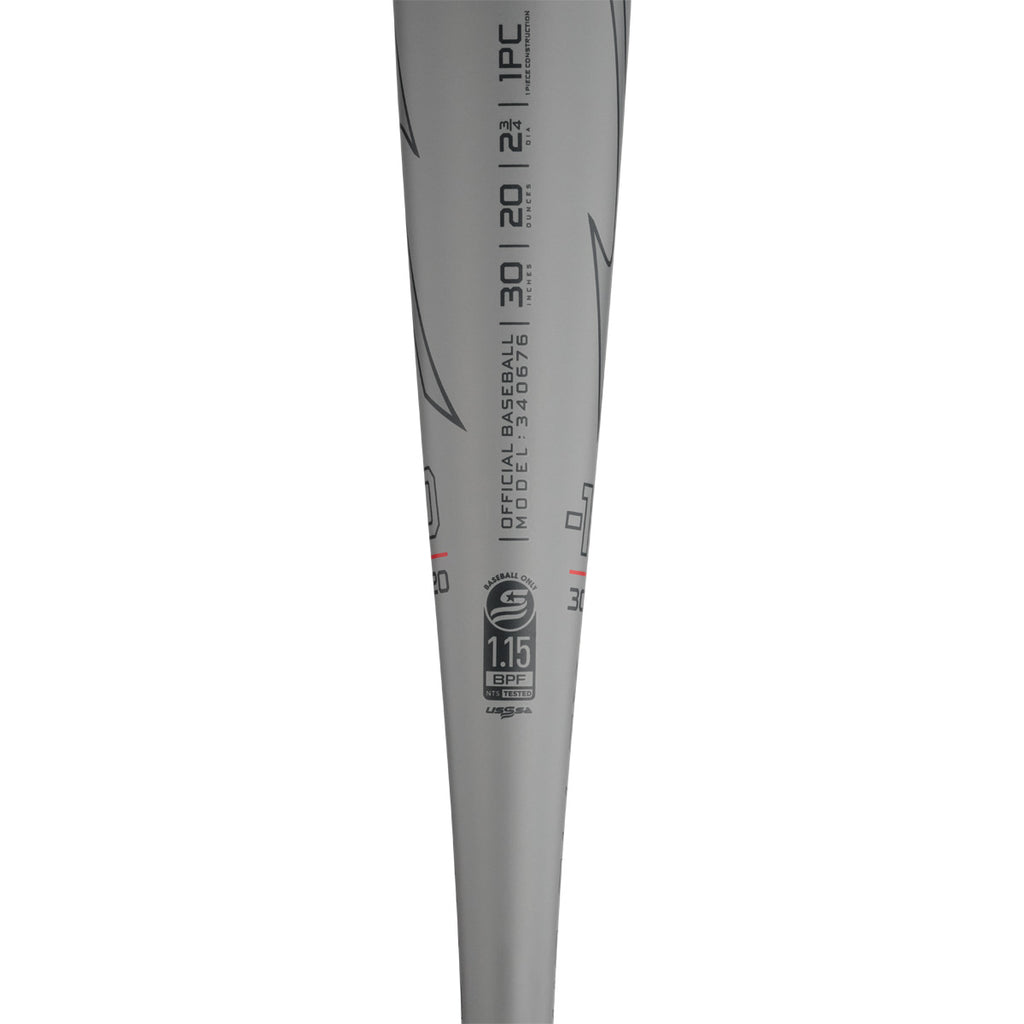 Mizuno B24-PWR Alloy USSSA Baseball Bat (-10)