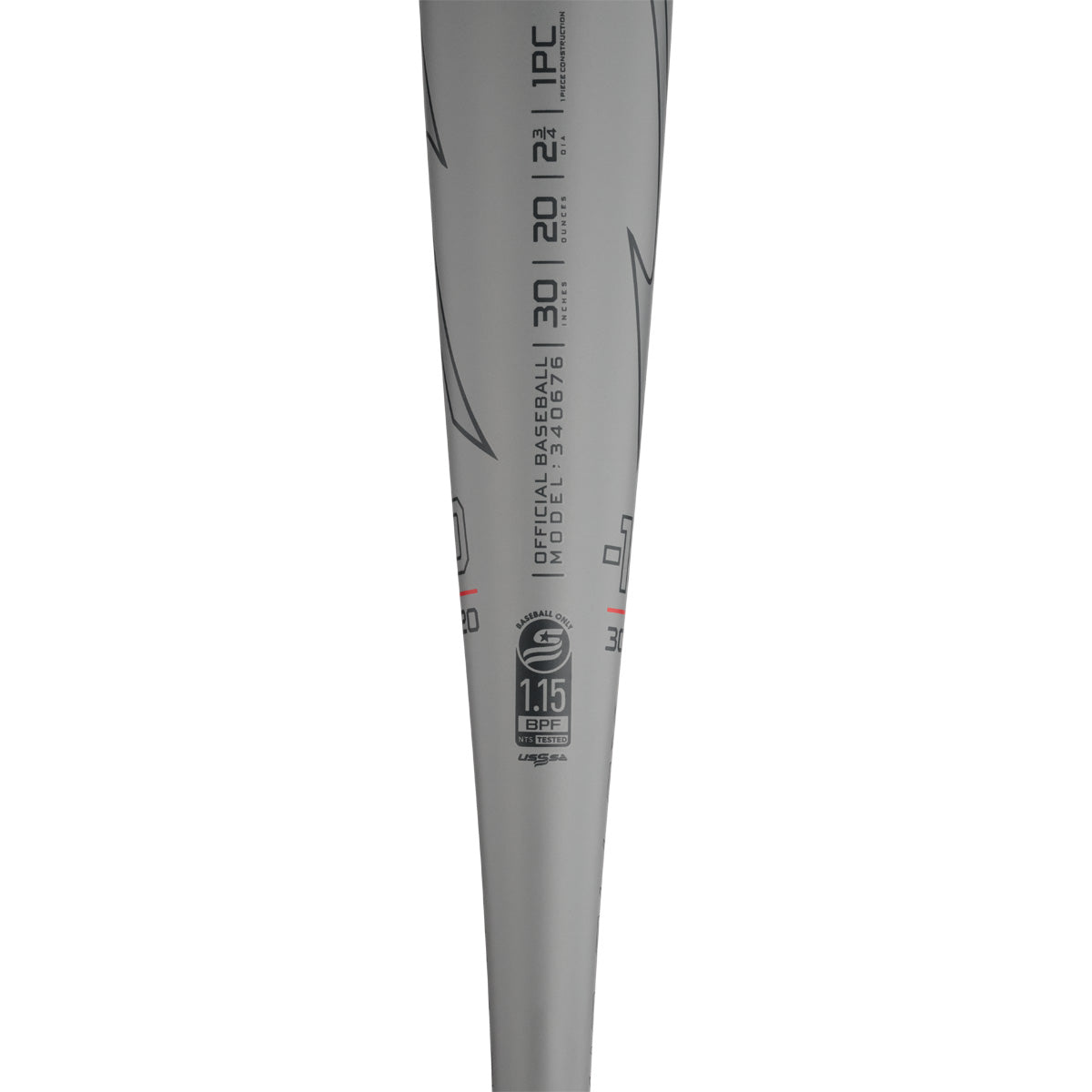 Mizuno B24-PWR Alloy USSSA Baseball Bat (-10)