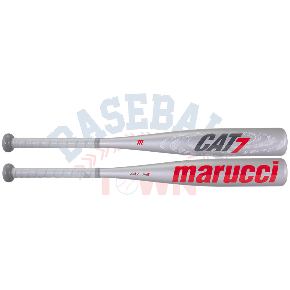 MJBBC72S CAT7 Silver Junior Big Barrel Baseball Bat (-10)