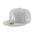 New Era 5950 Los Angeles Dodgers Grey Basic Hat