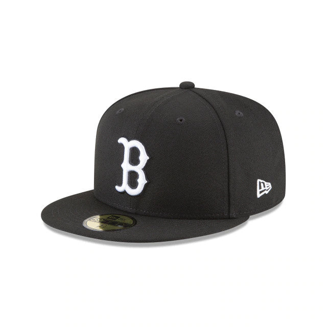 Casquette 59Fifty Noir et Blanche des Red Sox de Boston