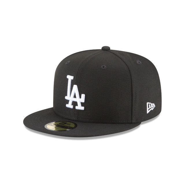 Casquette 59Fifty Noir et Blanche des Dodgers de Los Angeles