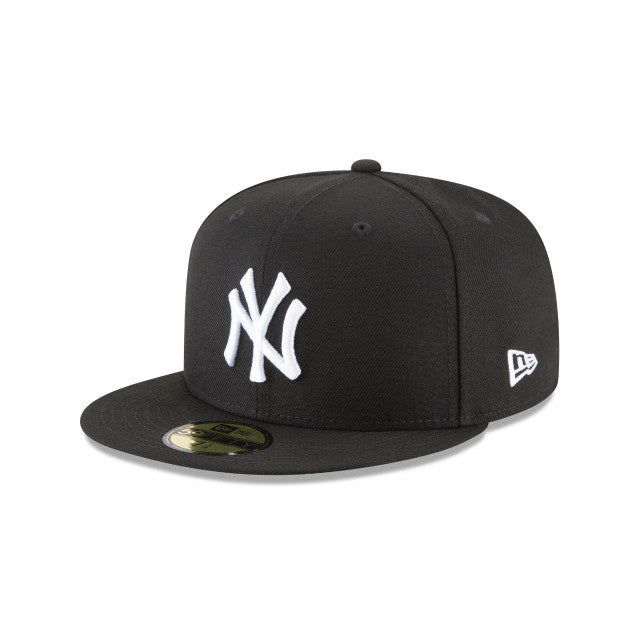 Casquette 59Fifty Noir et Blanche des Yankees de New York