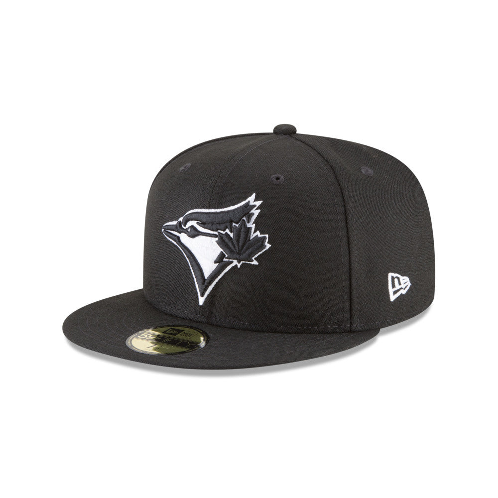 Casquette 59Fifty Noir et Blanche des Blue Jays de Toronto