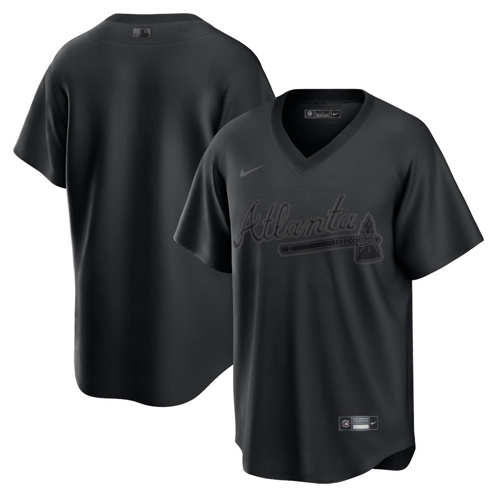 Atlanta Braves Pitch Black Fashion Jersey