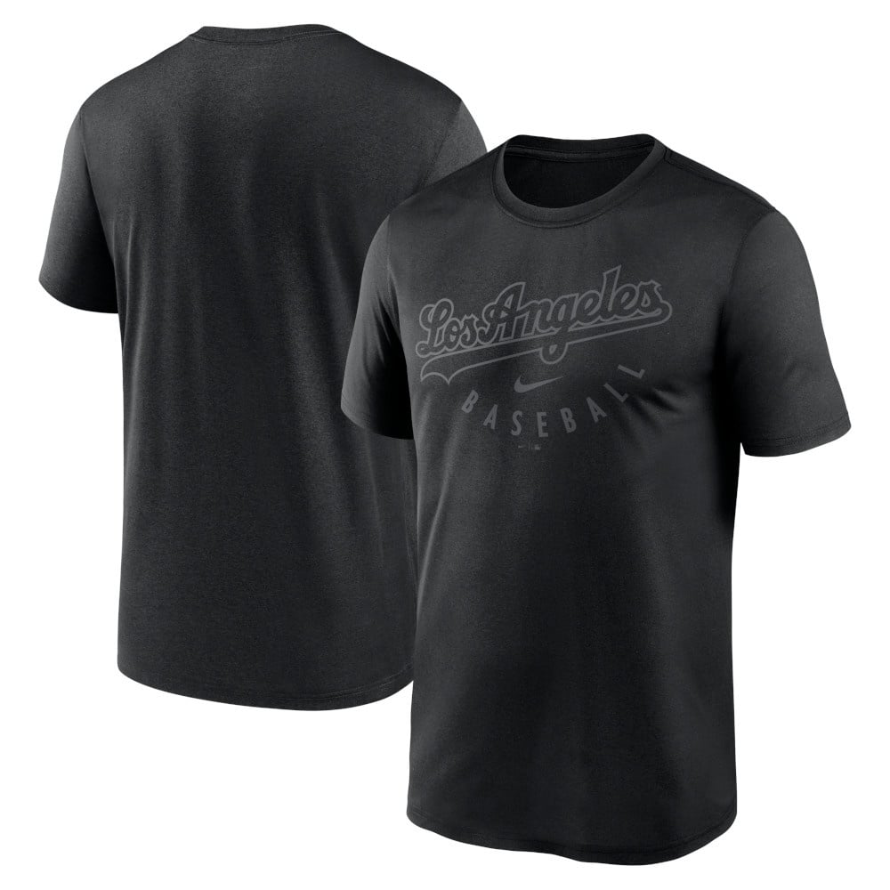Los Angeles Dodgers Blackout Adult T-Shirt