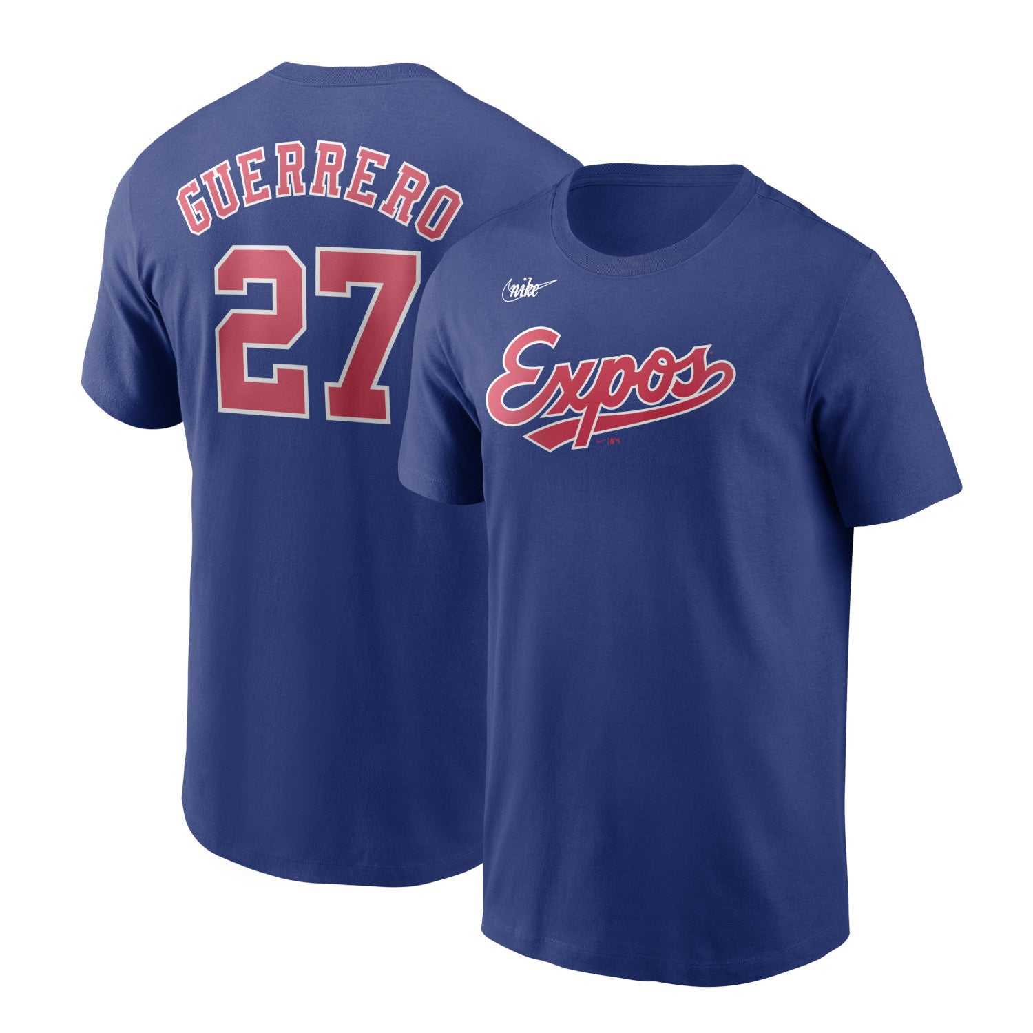 Montreal Expos Men's Cotton Cooperstown T-Shirt Vladimir Guerrero