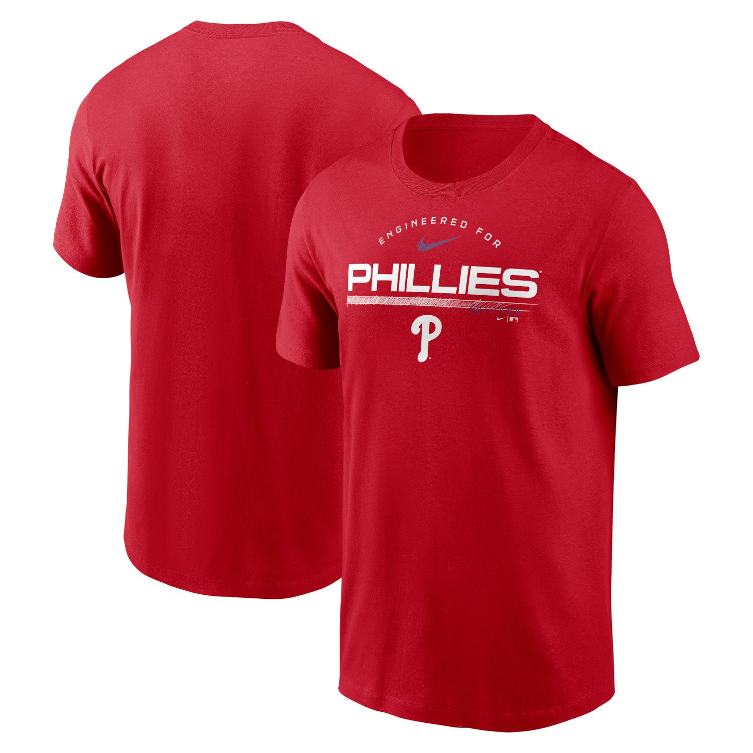T-Shirt Engineered des Phillies de Philadelphie pour Homme