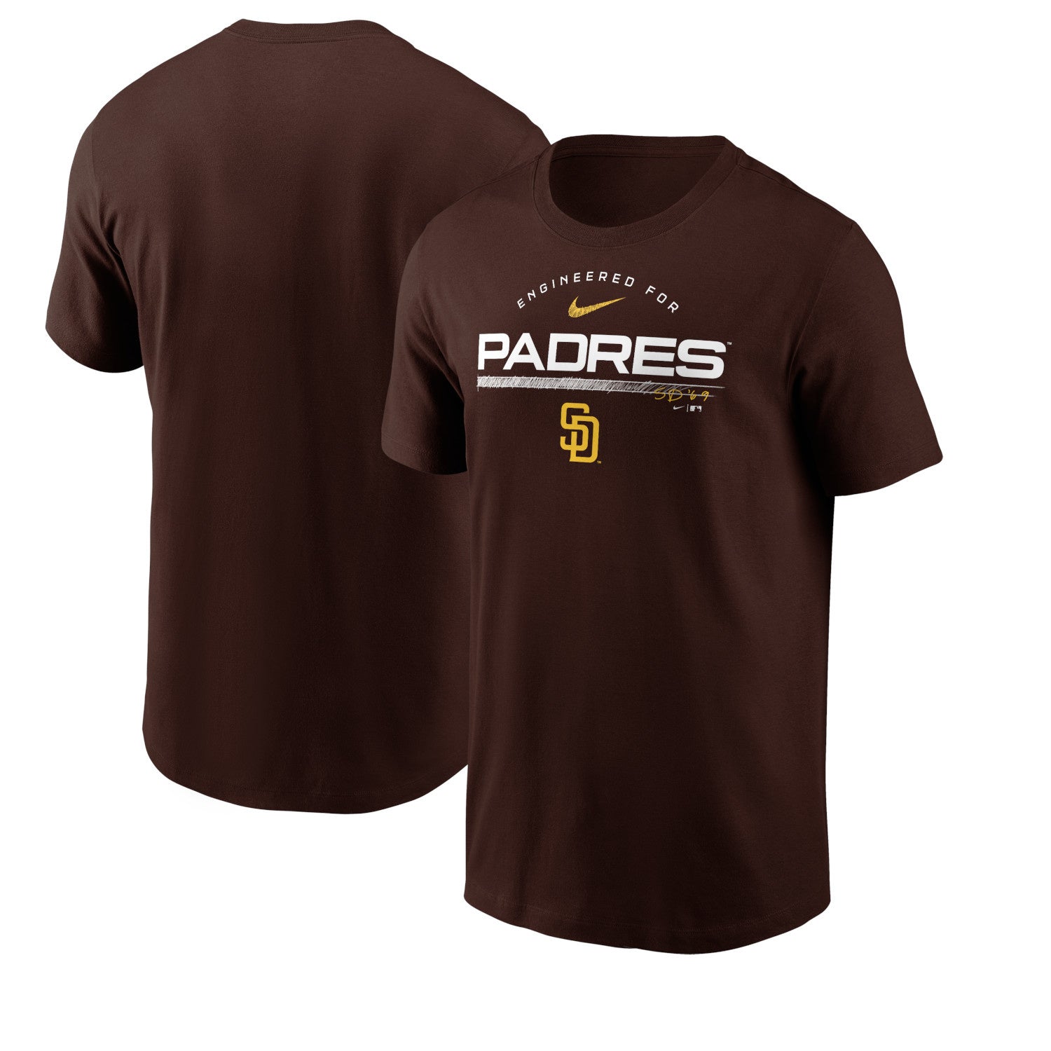 T-Shirt Engineered des Padres de San Diego pour Homme