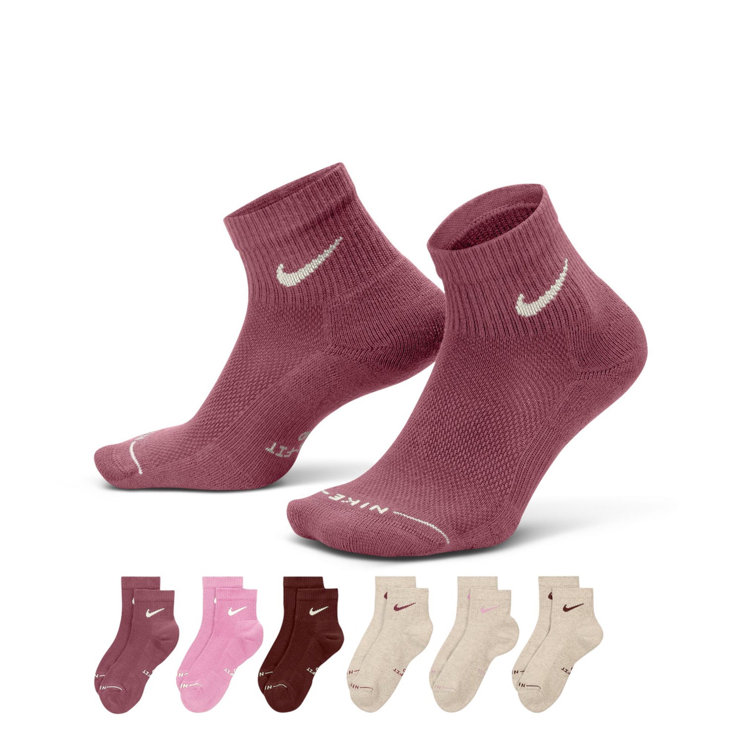Nike Bas Everyday Elevated (6pk)