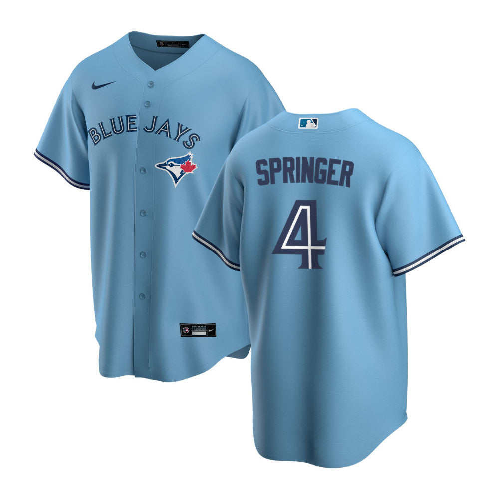 Chemise Alternate 3 Junior George Springer des Blue Jays de Toronto