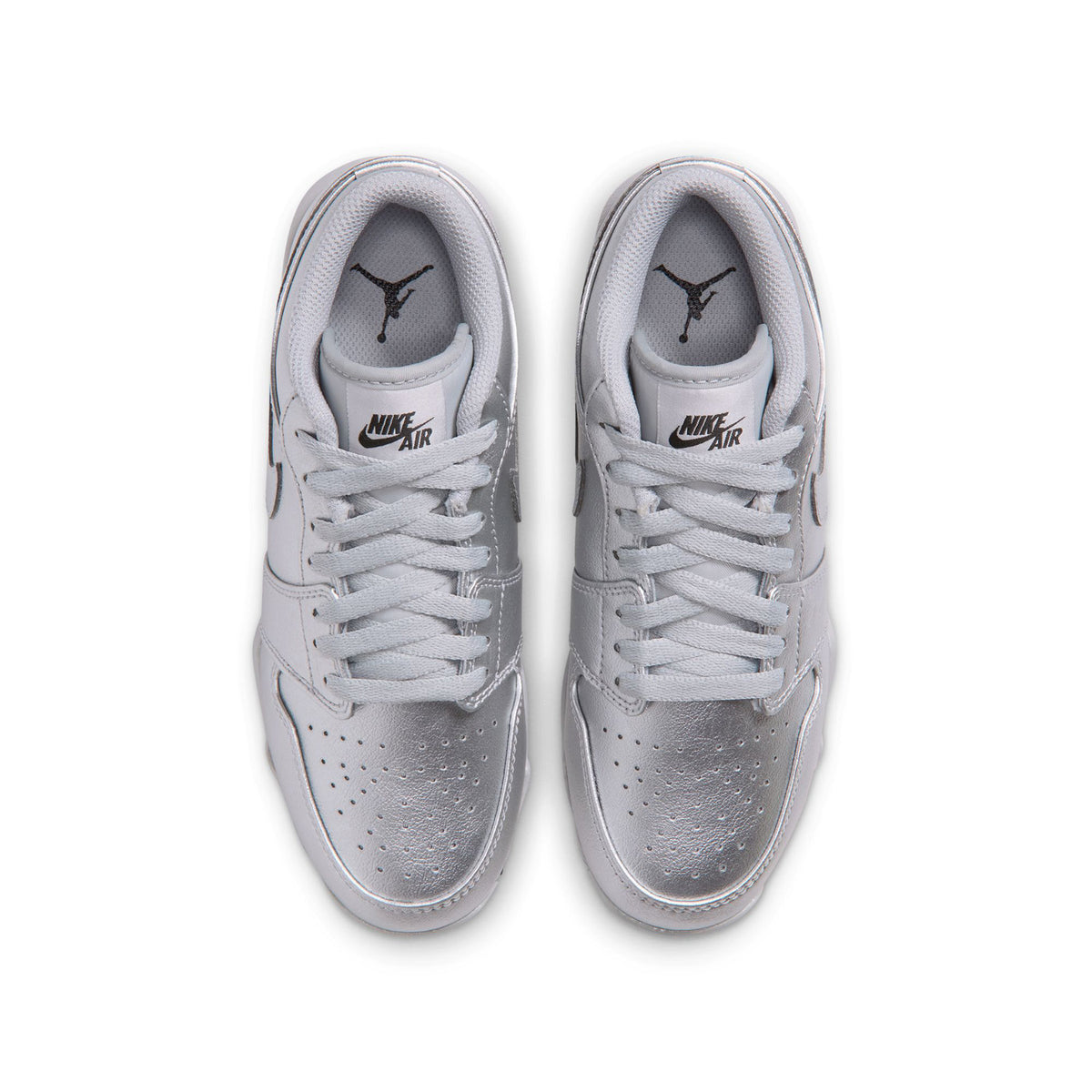 Metallic Silver/Black