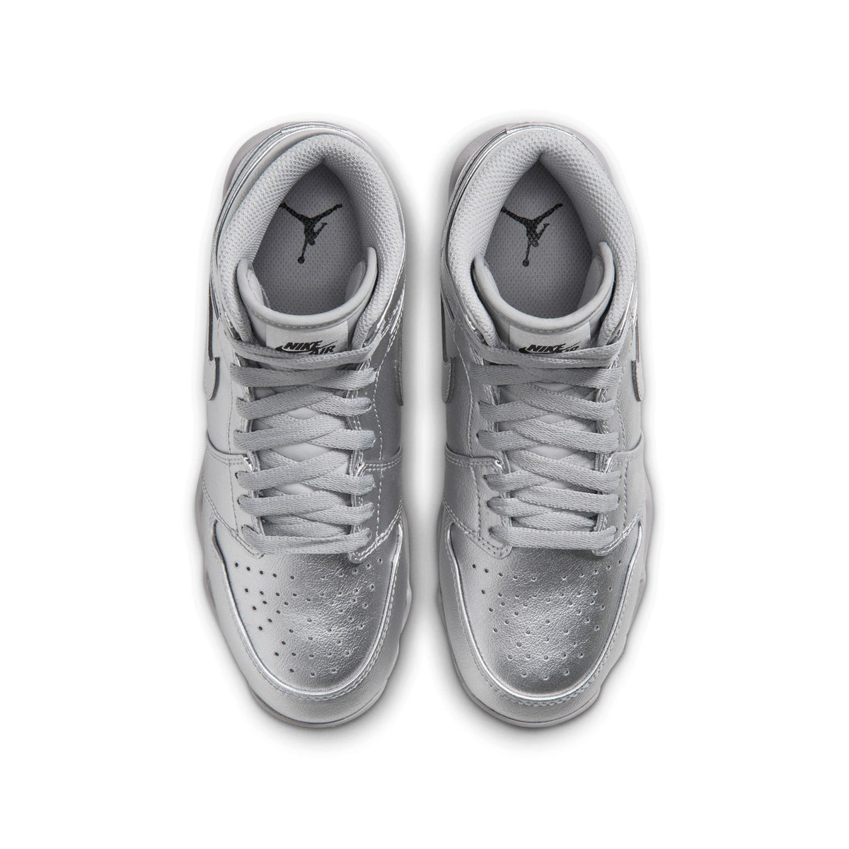 Metallic Silver/Black