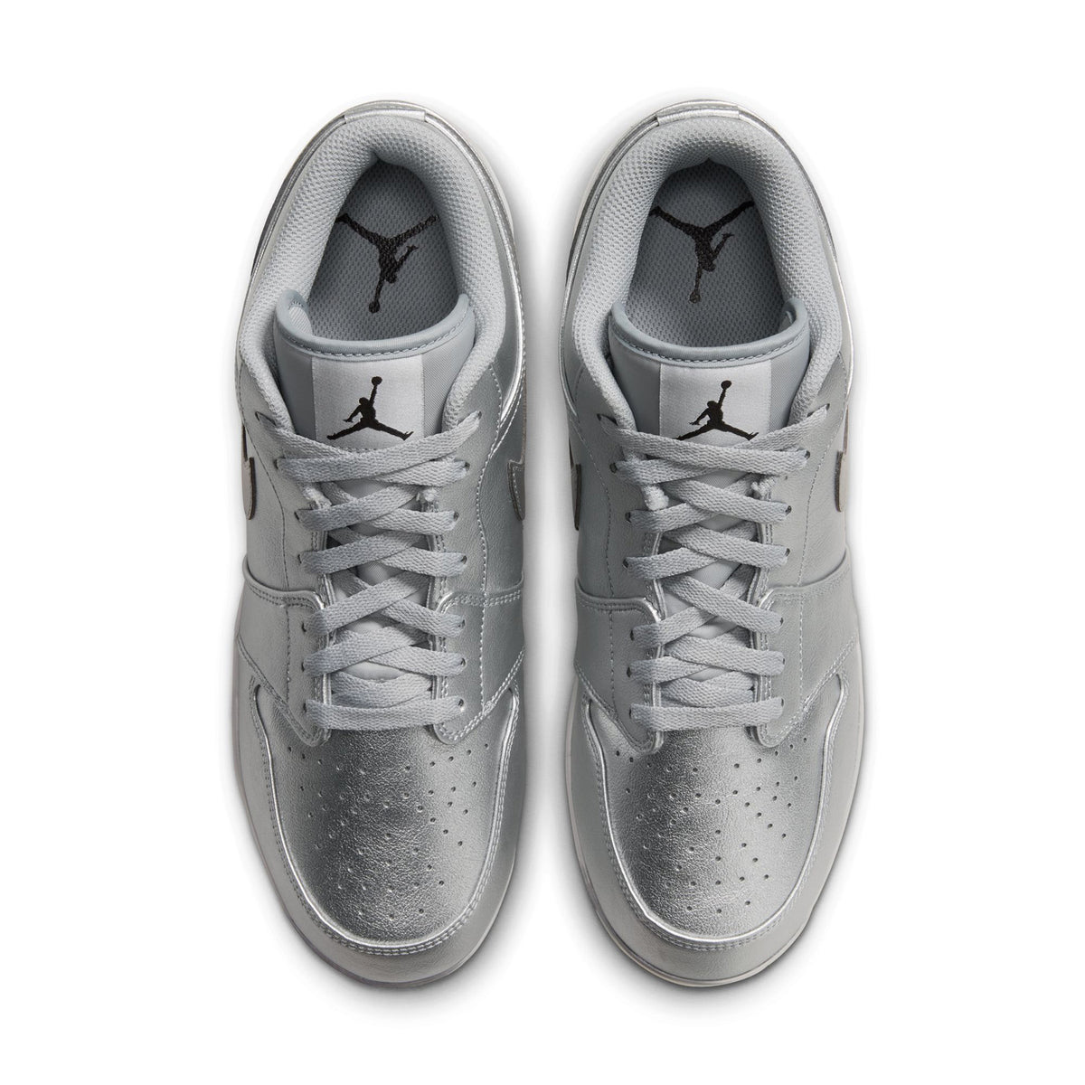 Metallic Silver/Black