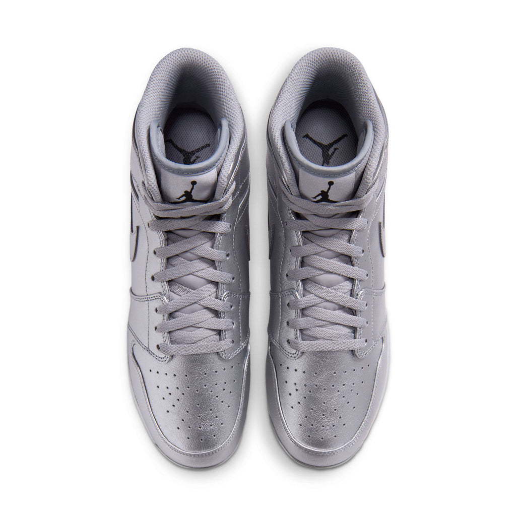 Metallic Silver/Black