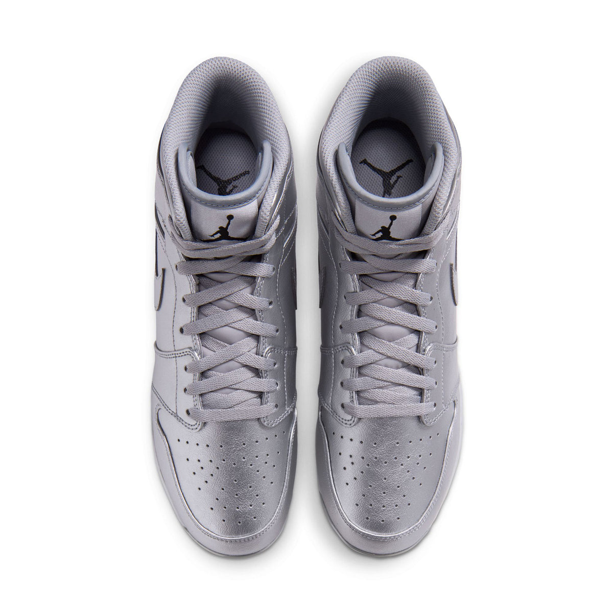 Metallic Silver/Black