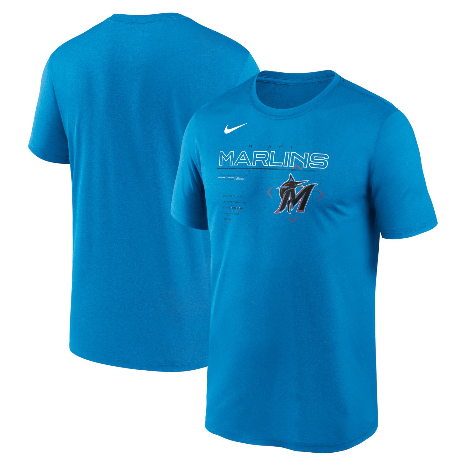 T-Shirt Legend Game Plan des Marlins de Miami pour Homme 