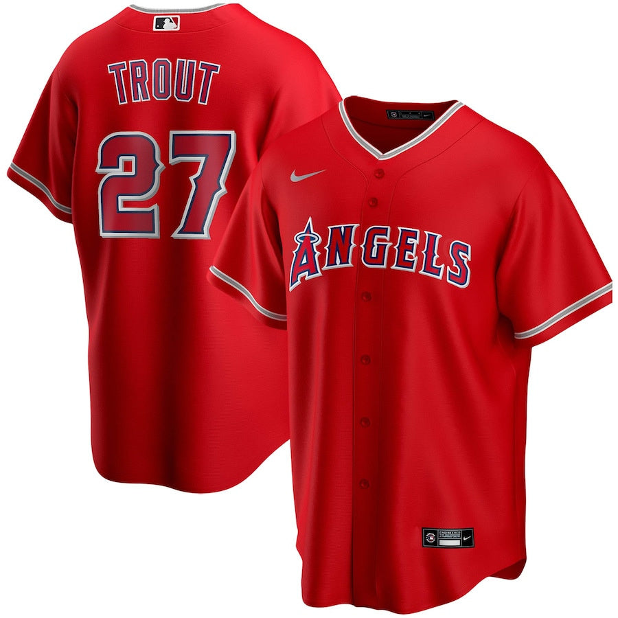 Chemise Junior Alt. 1 de Mike Trout des Angels de Los Angeles