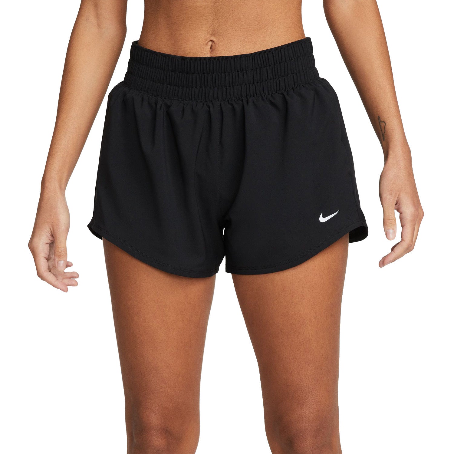 Nike One Women's Dri-FIT Mid-Rise 3" Brief-Lined Shorts