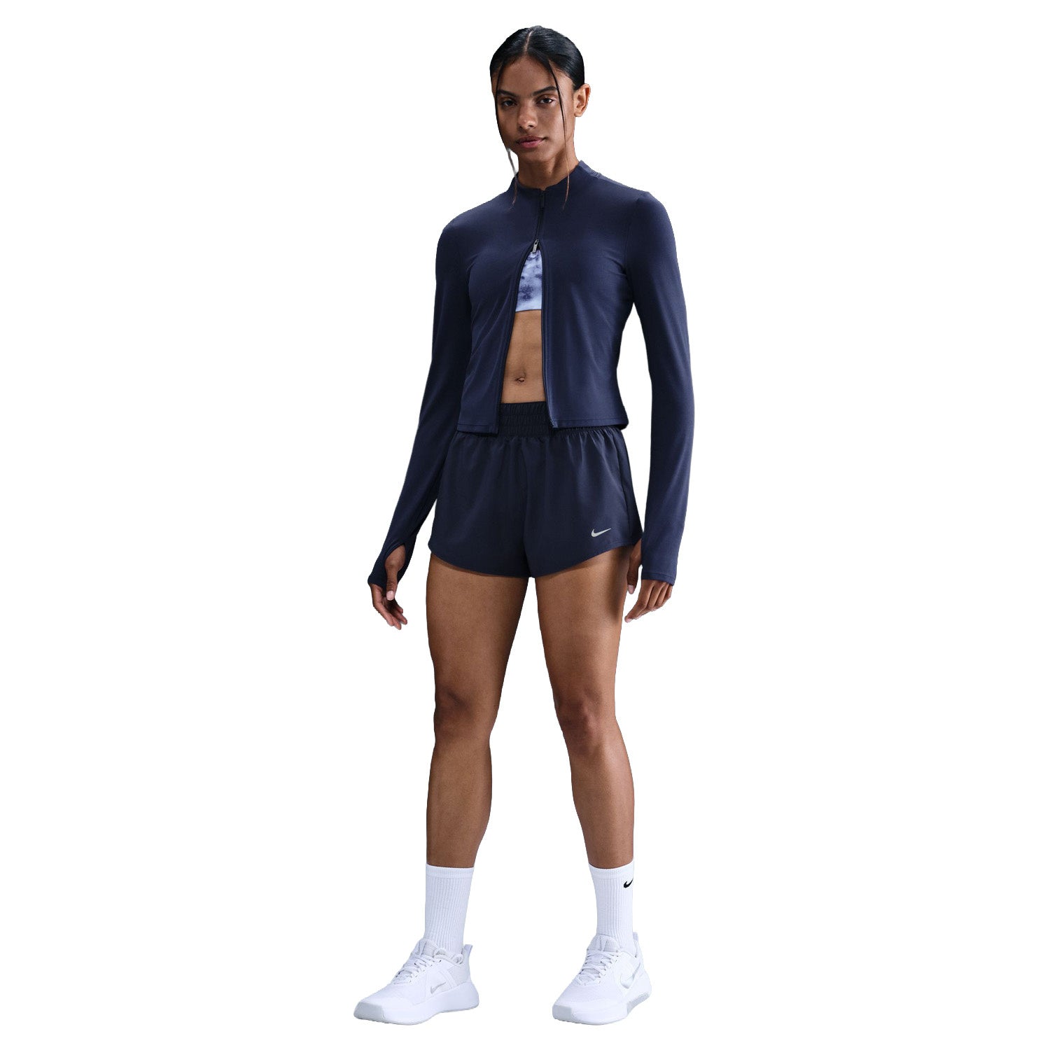 Nike One Women's Dri-FIT Mid-Rise 3" Brief-Lined Shorts