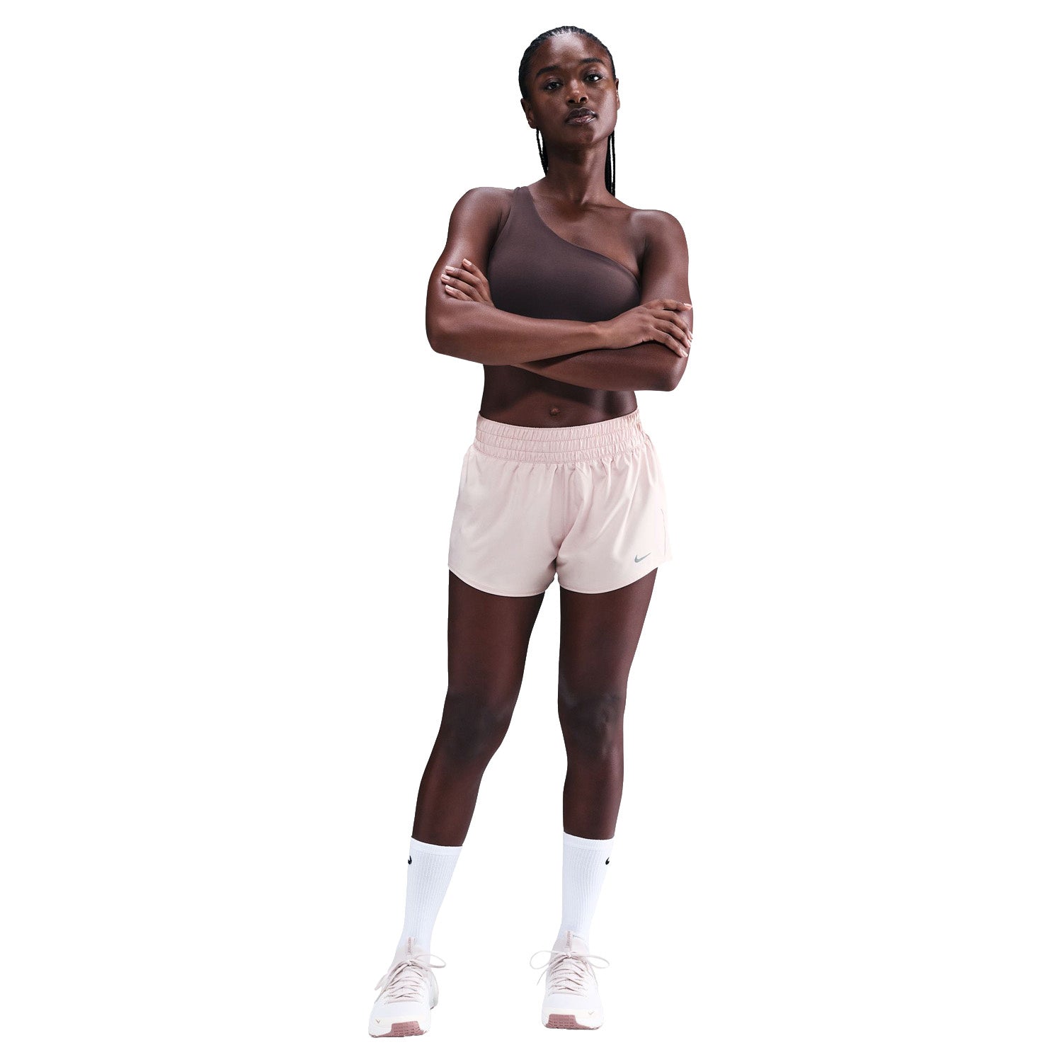 Nike One Women's Dri-FIT Mid-Rise 3" Brief-Lined Shorts