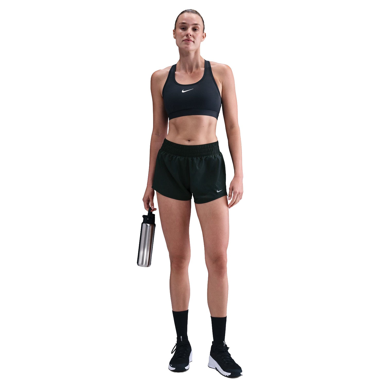 Nike One Women's Dri-FIT Mid-Rise 3" Brief-Lined Shorts