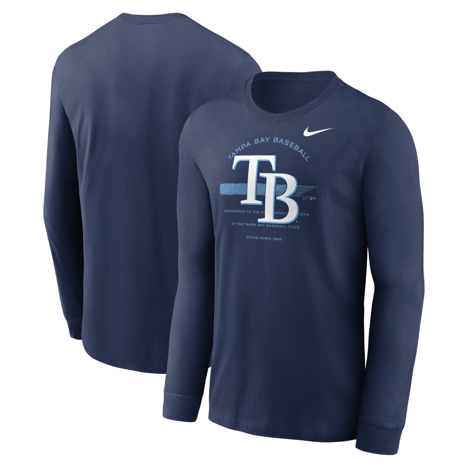 Chandail  Manches Longues Over Arch des Rays de Tampa Bay pour Homme
