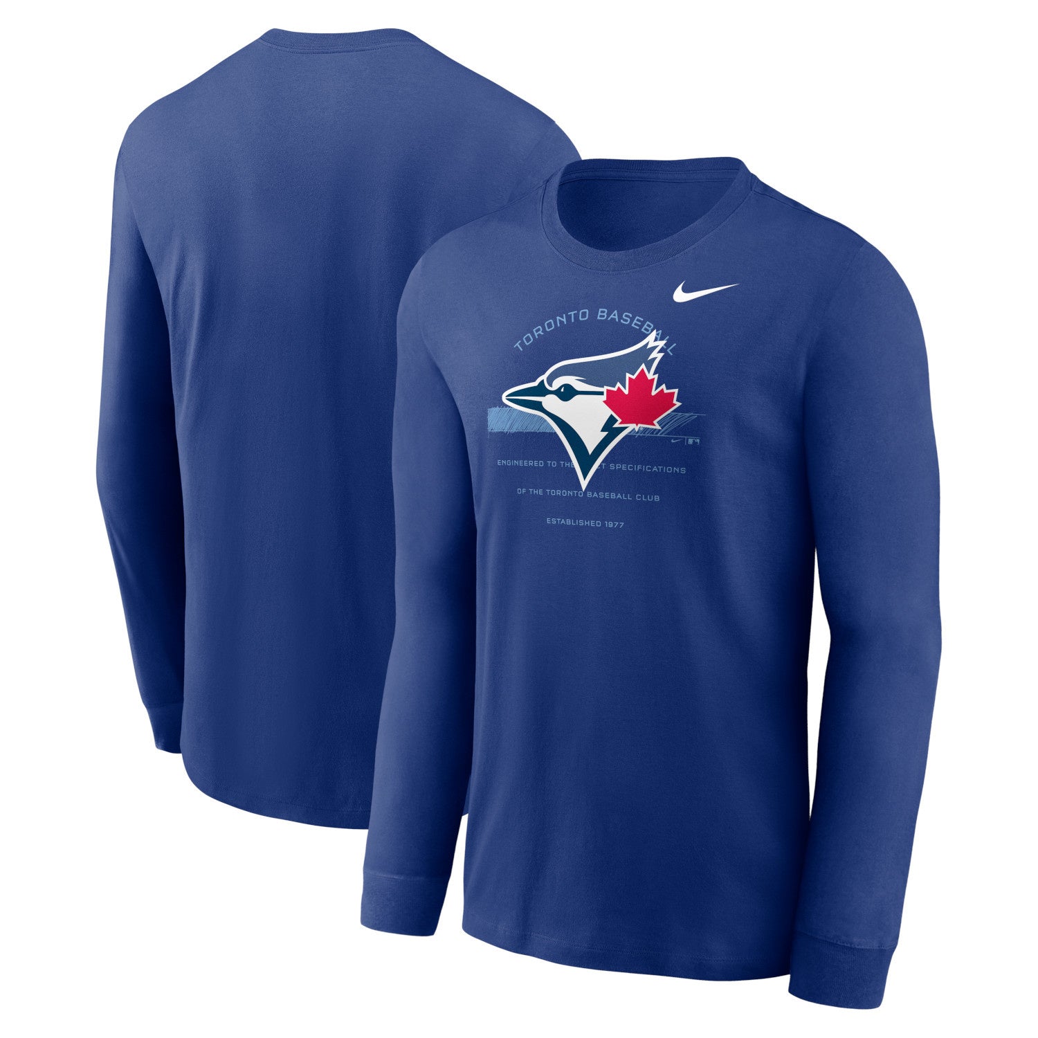 Toronto Blue Jays Over Arch Youth Long Sleeve Shirt