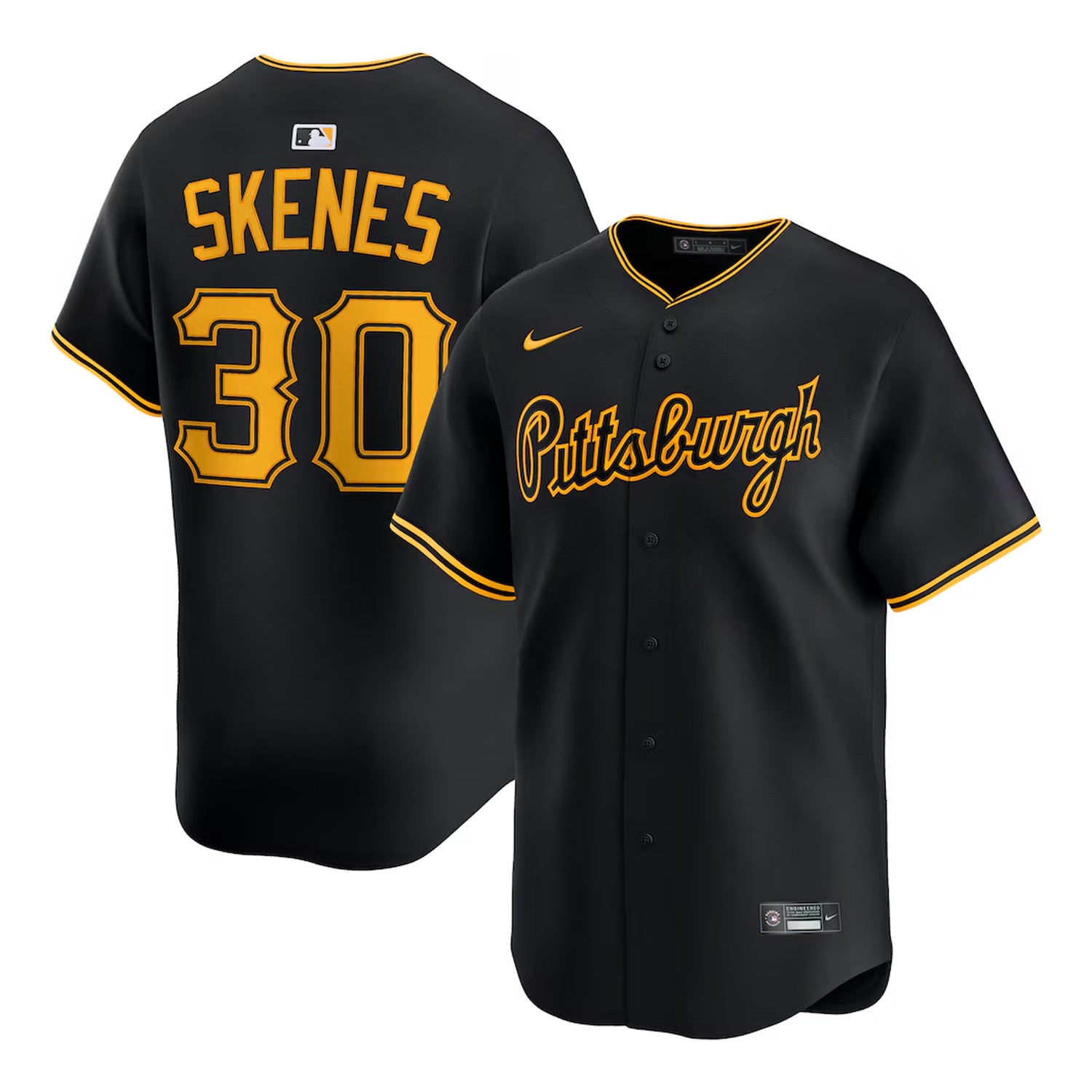 Nike Pittsburgh Pirates Paul Skenes Alt. 2 Baseline Youth Jersey