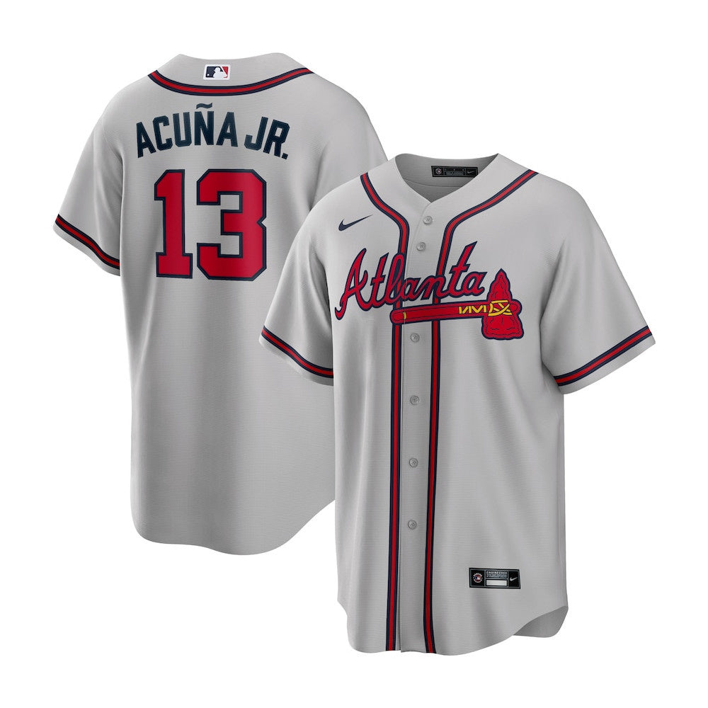 Atlanta Braves Ronald Acuna Jr Away Jersey